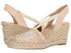 Anne Klein Abbey (light Pink Multi Fabric) Women's Wedge Shoes
