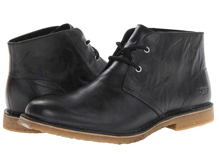 Ugg Leighton (black) Men's Dress Lace-up Boots
