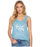 Hurley Tropics Tank Top (cerulean Heather) Women's Sleeveless