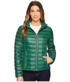 Calvin Klein Short Packable Down With Hood (jade) Women's Coat