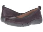 Clarks Un Elita (aubergine Leather) Women's Wedge Shoes