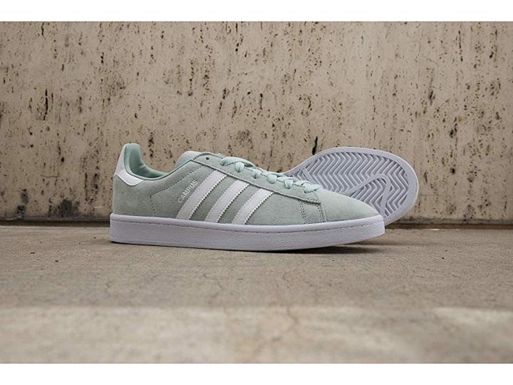 Adidas Originals Campus (ash Green/white/white) Men's Classic Shoes