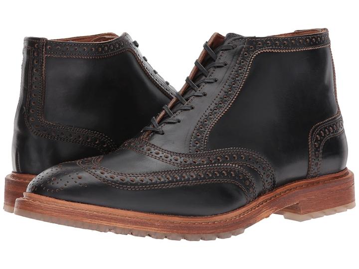 Allen Edmonds Stirling (black Chromexcel Leather) Men's Lace-up Boots