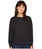 Alternative Vintage French Terry Getaway Pullover (black) Women's Clothing