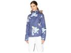Roxy Jet Ski 10k Jacket (crown Blue Bold Petal) Women's Coat