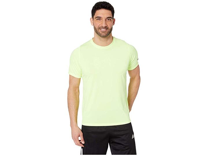 Adidas Freelift Solid Tee (hi-res Yellow) Men's T Shirt