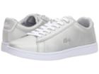 Lacoste Carnaby Evo 118 1 (silver) Women's Shoes