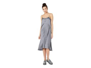 Nevereven Satin Seamed Slip Dress (lone Wolf) Women's Dress