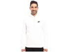 Nike Club Fleece Pullover Hoodie (white/white/black) Men's Fleece