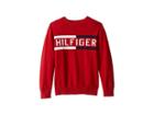 Tommy Hilfiger Kids Hilfiger Logo Sweater (toddler/little Kids) (scarlet Sage) Boy's Sweater