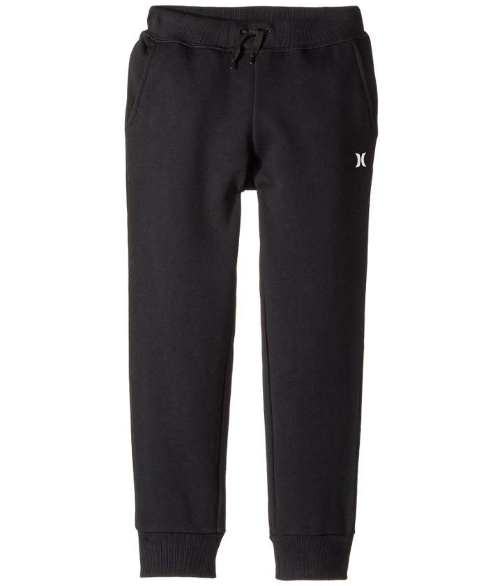 Hurley Kids Core Fleece Pants (little Kids) (black) Boy's Casual Pants