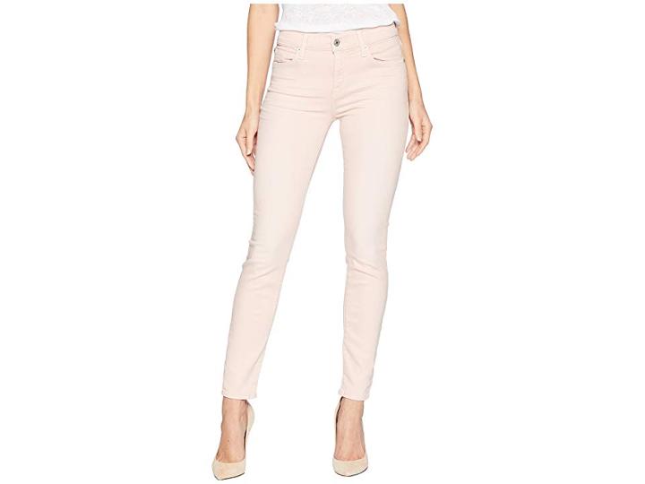 7 For All Mankind Ankle Skinny In Pink Tint Sandwashed Twill (pink Tint Sandwashed Twill) Women's Jeans