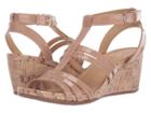 Naturalizer Alisa (gingersnap Shiny Synthetic) Women's Wedge Shoes