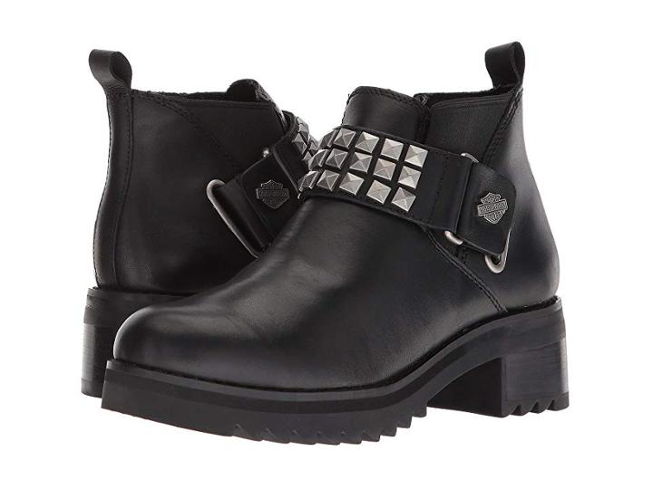 Harley-davidson Kemper (black) Women's Pull-on Boots