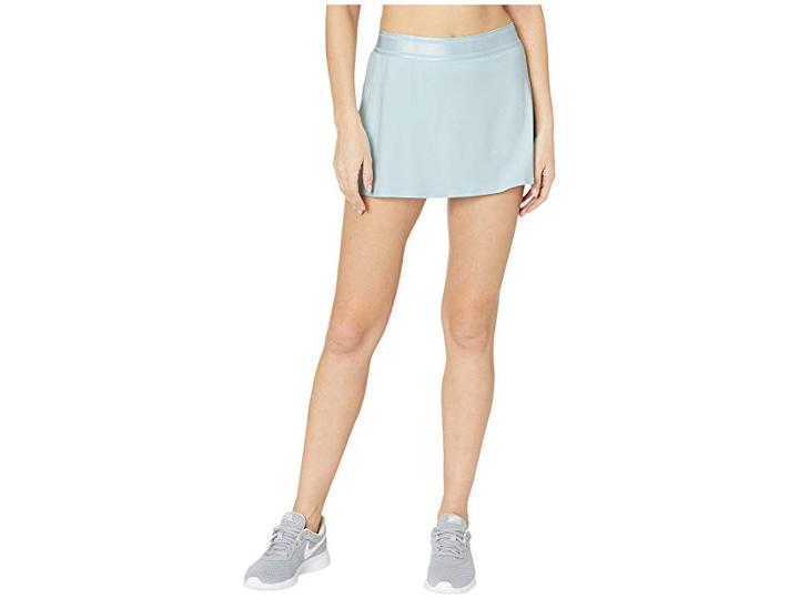 Nike Court Dry Skirt Stretch (topaz Mist/white/white/topaz Mist) Women's Skirt