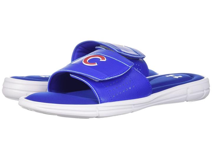 Under Armour Ignite Mlb V Sl Chicago Cubs (white/team Royal/red) Men's Sandals