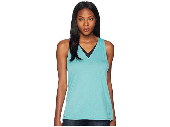 The North Face Vision Tank Top (bristol Blue) Women's Sleeveless
