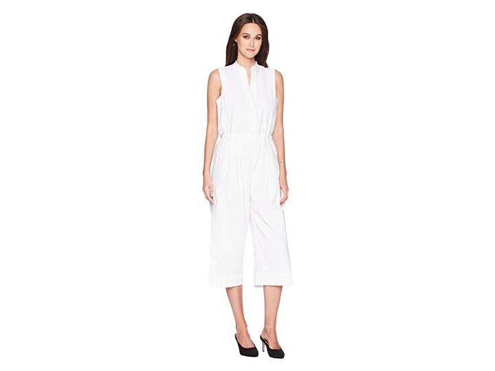 Vince Open Back Jumper (optic White) Women's Jumpsuit & Rompers One Piece