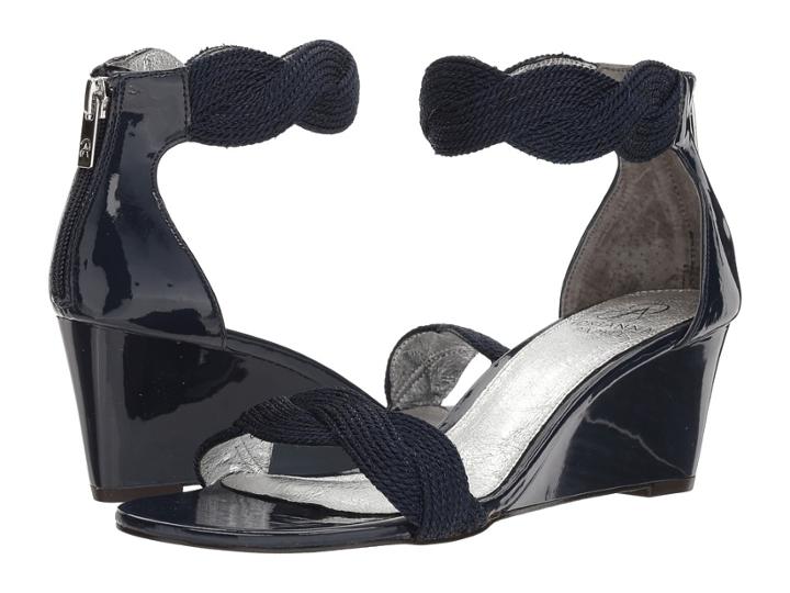 Adrianna Papell Adore (navy Metallic Rope) Women's Shoes