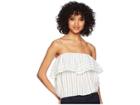Jen's Pirate Booty Stripe Cha Cha Tube Top (pinstripe) Women's Clothing
