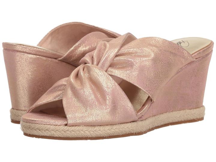 Patricia Nash Ricarda (pink Metallic) Women's Wedge Shoes