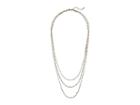 Rebecca Minkoff Multi Strand Necklace With Beading (gold/navy Multi) Necklace