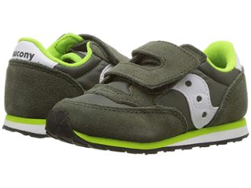 Saucony Kids Originals Jazz Hook Loop (toddler/little Kid) (green/white) Boys Shoes