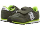 Saucony Kids Originals Jazz Hook Loop (toddler/little Kid) (green/white) Boys Shoes