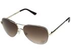 Guess Gf6058 (shiny Gold/brown Gradient Lens) Fashion Sunglasses