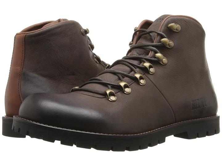 Birkenstock Hancock (brown Nubuck) Men's Lace-up Boots