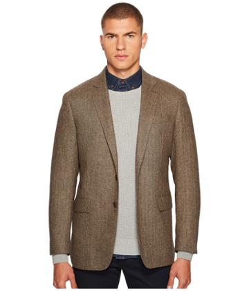 Todd Snyder White Label Herringbone Sport Coat (brown) Men's Jacket