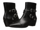 Frye Ellen Buckle Short (black) Women's Shoes