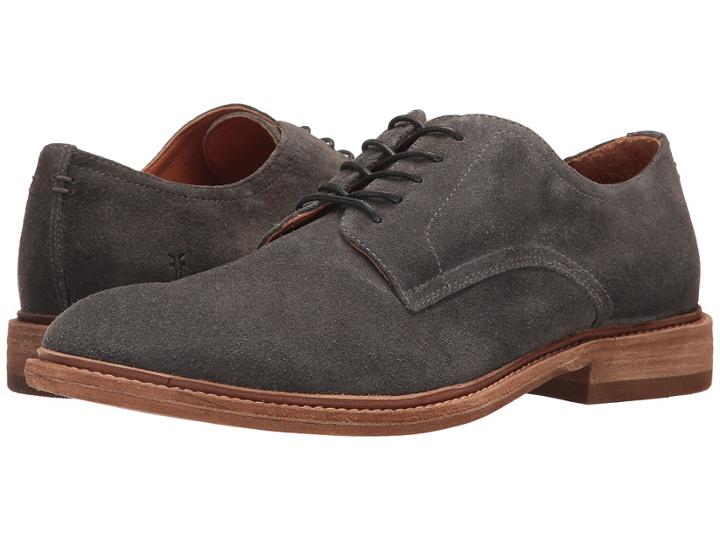 Frye Chris Oxford (slate Oiled Suede) Men's Shoes