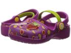 Crocs Kids Karin Novelty Clog (toddler/little Kid) (vibrant Violet/tangerine) Girls Shoes