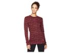 Smartwool Nts Mid 250 Pattern Crew Top (fig) Women's Long Sleeve Pullover