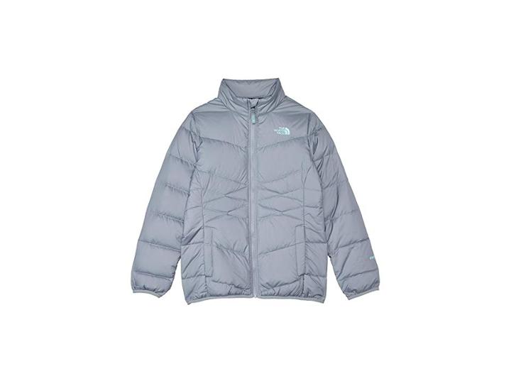 The North Face Kids Andes Down Jacket (little Kids/big Kids) (mid Grey) Girl's Coat