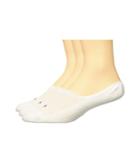 Sperry Performance Cushioned Liners 3-pack (white) Men's No Show Socks Shoes