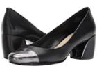 Nine West Jineya (black/pewter Leather 1) Women's Flat Shoes