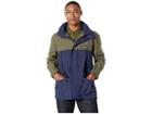 Timberland Color Block Nylon Jacket (black Iris/grape Leaf) Men's Coat