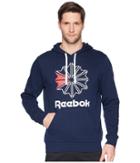 Reebok Foundation Starcrest Hoodie (collegiate Navy) Men's Sweatshirt