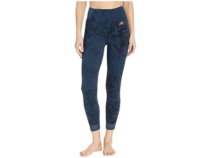 New Balance Printed Evolve Tights (galaxy) Women's Casual Pants