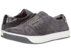 Johnston & Murphy Eden (gray Kid Suede/pewter Snake Print Leather) Women's Shoes