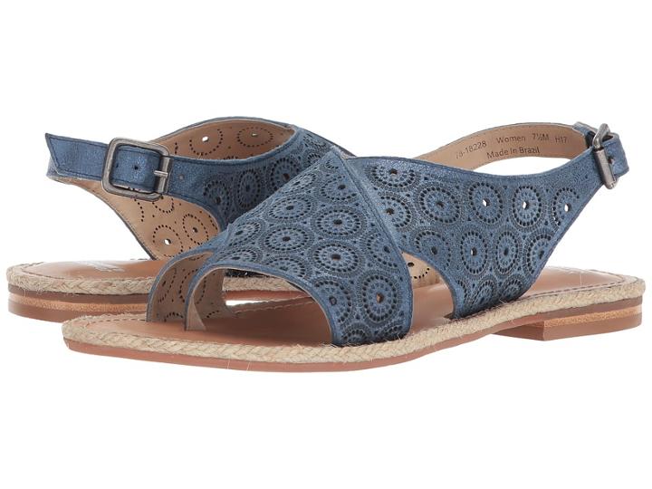 Johnston & Murphy Willow (navy Metallic Leather) Women's Sandals