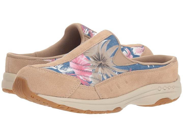 Easy Spirit Traveltime 240 (stone/medium Blue Multi) Women's Shoes