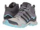 Adidas Outdoor Terrex Swift R Mid Gtx (grey Two/utility Black/clera Aqua) Women's Shoes
