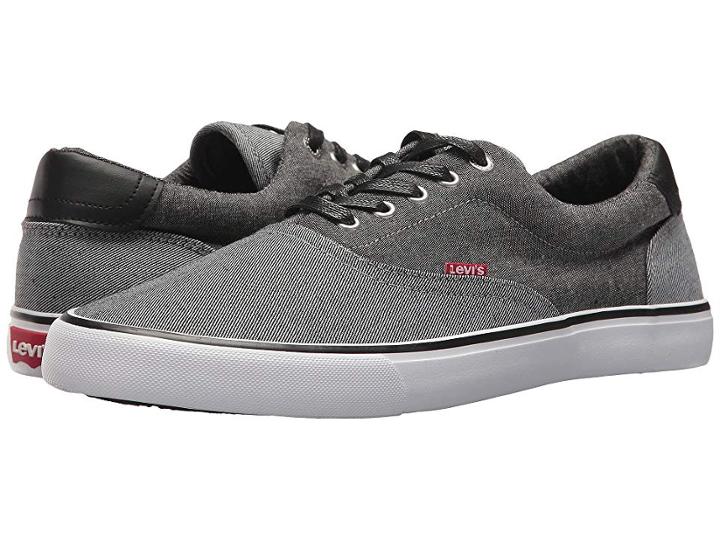 Levi's(r) Shoes Rocklin Denim Chambray (black/grey) Men's  Shoes