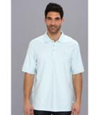 Tommy Bahama The Emfielder Polo Shirt (arctic Ice) Men's Short Sleeve Pullover