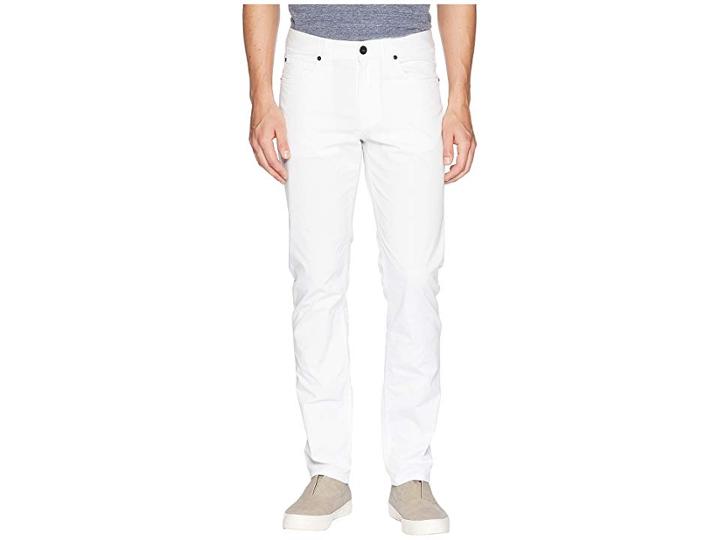 Bugatchi Five-pocket Pants (white) Men's Casual Pants