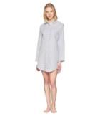 Emporio Armani Shirt Passion Night Dress (white/blue Stripe) Women's Dress