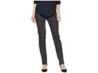 Lisette L Montreal Dogtooth Pattern Jacquard Slim Pants (charcoal) Women's Casual Pants